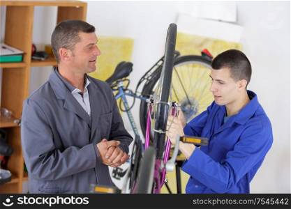 concept of bike assembling course