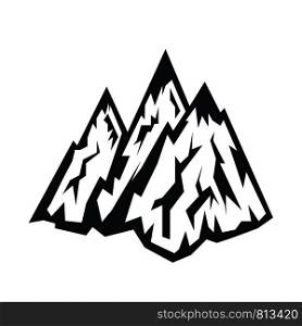 Concept of Travel, Discovery, Hiking, Adventure Tourism and Exploration. Top Hill Representing Mountain Peak Icon.. Concept of Travel, Discovery, Hiking, Adventure Tourism and Exploration. Top Hill Representing Mountain Peak Icon