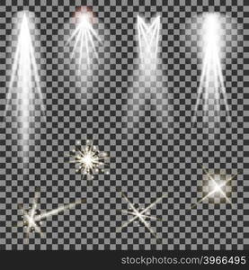 Concert Lighting. Stage Spotlights Background. Lantern Illuminates The Dark Background. Spotlight Pattern. Concert Lighting. Stage Spotlights. Lantern