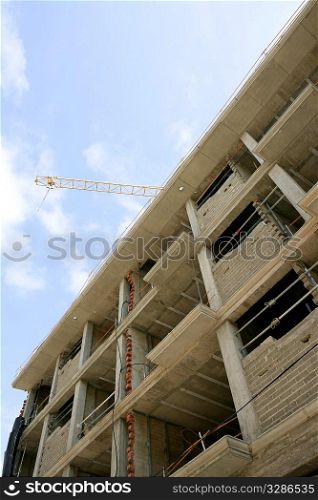 concrete building structure construction in europe safety railing