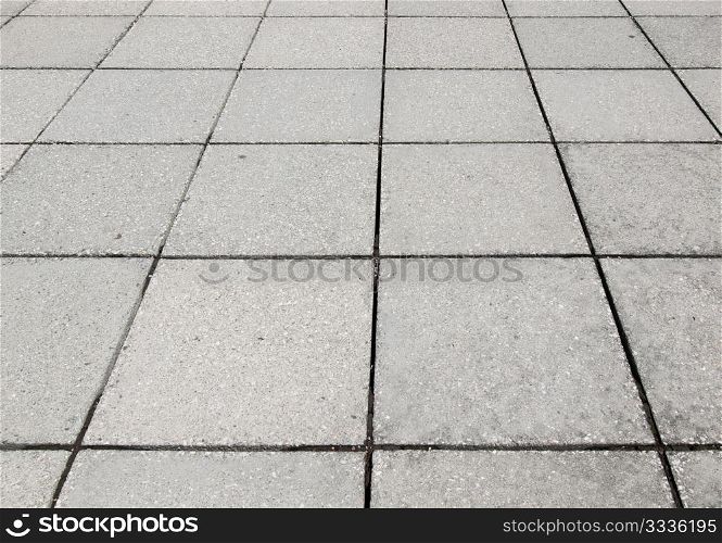 Concrete sidewalk pavement. Concrete sidewalk pavement useful as a background