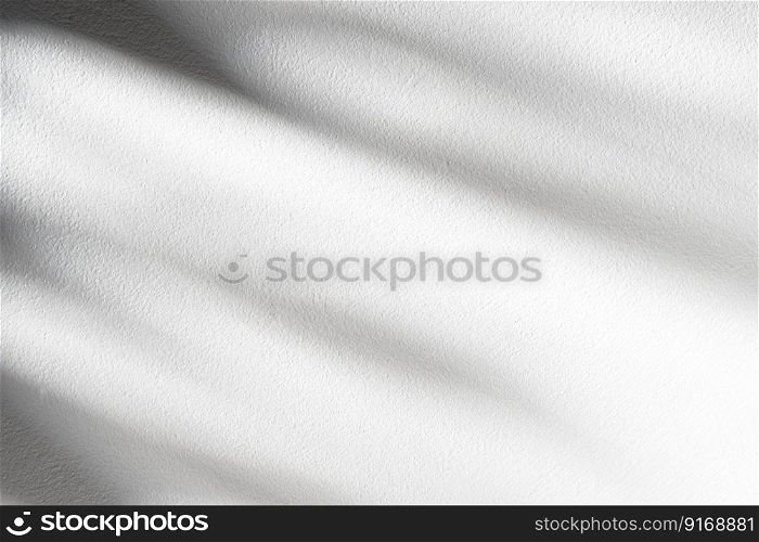 Concrete wall texture with Natural light leaves shadow overlay. White,Grey Cement with tropical leaf transparent on floor,Backdrop Background Display Product Presentation,Promotion,Add for all Season