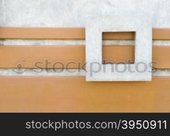 Concrete wall with square frame background&#xA;