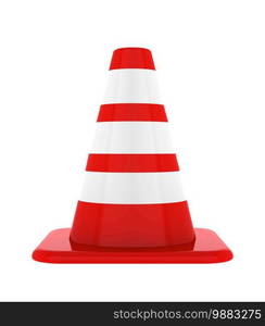 Cone isolated on white background. Cone