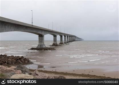 Confederation Bridge spans the Abegweit Passage, New Brunswick, Canada