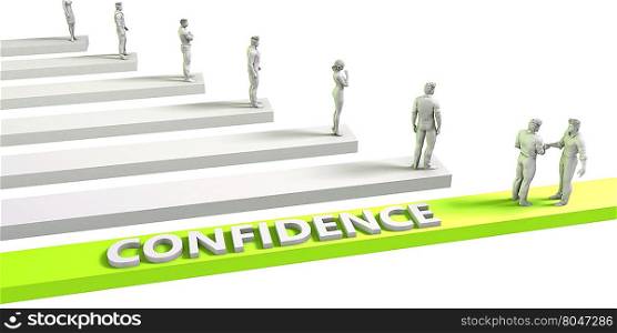 Confidence Mindset for a Successful Business Concept. Confidence
