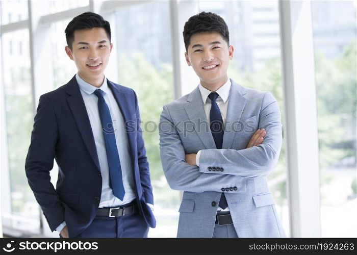 Confident businessmen