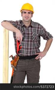 Confident carpenter