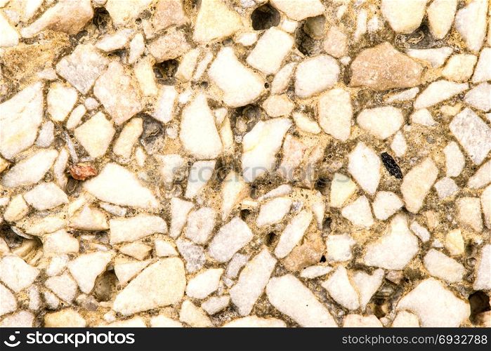conglomerate, mix, sandstone with quartz crystals