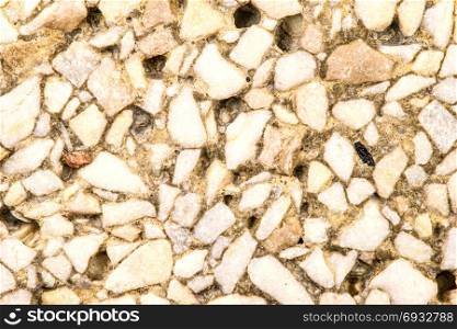 conglomerate, mix, sandstone with quartz crystals