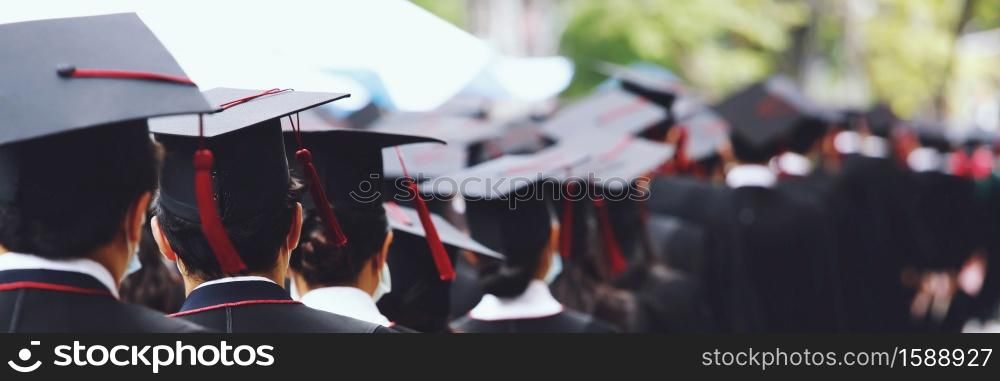 Congratulate graduates at university