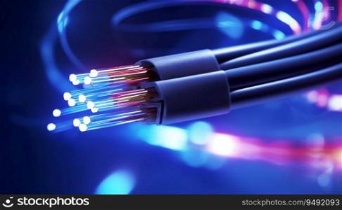 Connection of optical fiber cable technology background