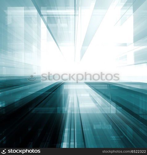 Construction abstract 3d rendering. Abstract architecture. Background 3d rendering scene building concept. Construction abstract 3d rendering