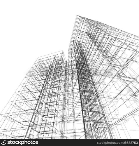 Construction architecture 3d. Construction architecture. Design and 3d model my own. Construction architecture 3d