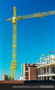 construction crane in work