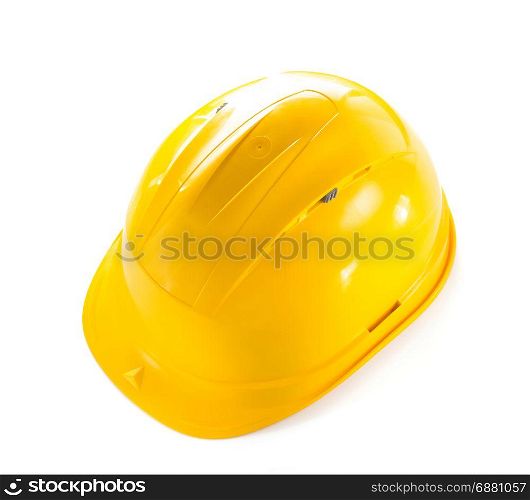 construction hard hat isolated on white background