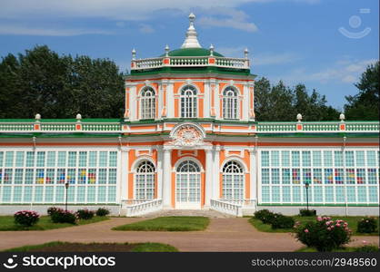 "Construction of "Greenhouse" (Kuskovo Estate near Moscow)"