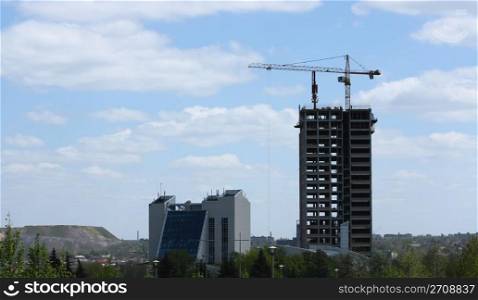 construction of hotel complex in the city of Donetsk Ukraine