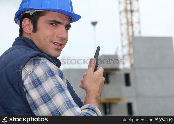 Construction site foreman