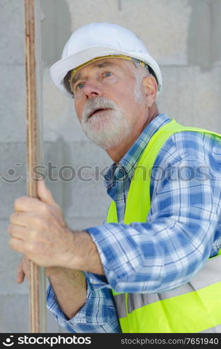 construction worker at construction site