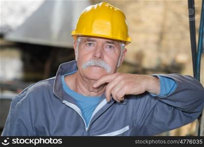 construction worker portrait