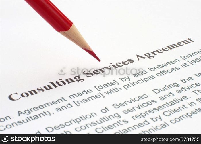Consulting service agreement