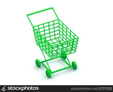 Consumer basket. 3d