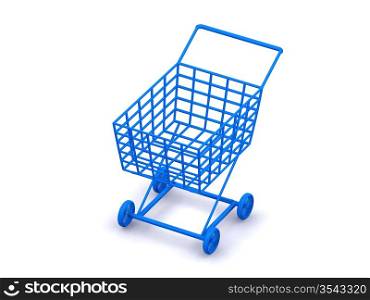 Consumer basket. 3d