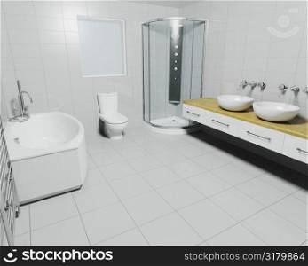 Contemporary bathroom