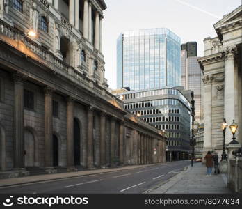 Contemporary Buildings in city of London