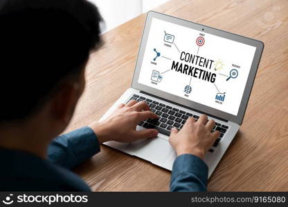 Content marketing for modish online business and e-commerce marketing strategy. Content marketing for modish online business and e-commerce