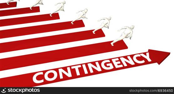 Contingency Information and Presentation Concept for Business. Contingency Information