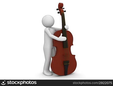 Contrabass player