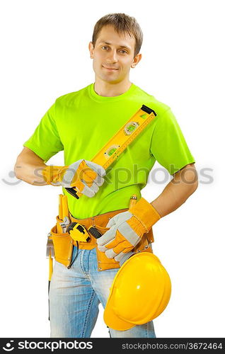 contractor with tools