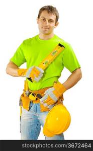 contractor with tools
