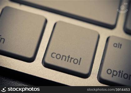 control on the keyboard. film style color effect
