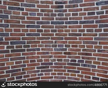 Convex brick brick wall with joints &#xA;