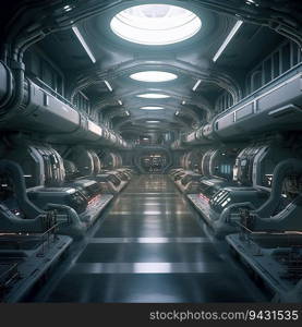 Convex surface, sci fi, cinematic, lighting, space, industrial,created by AI