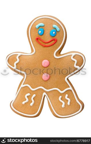 Cookie man. Gingerbread cookie man