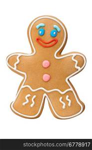Cookie man. Gingerbread cookie man