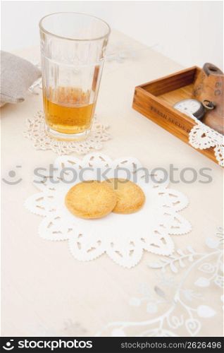 cookies and drink