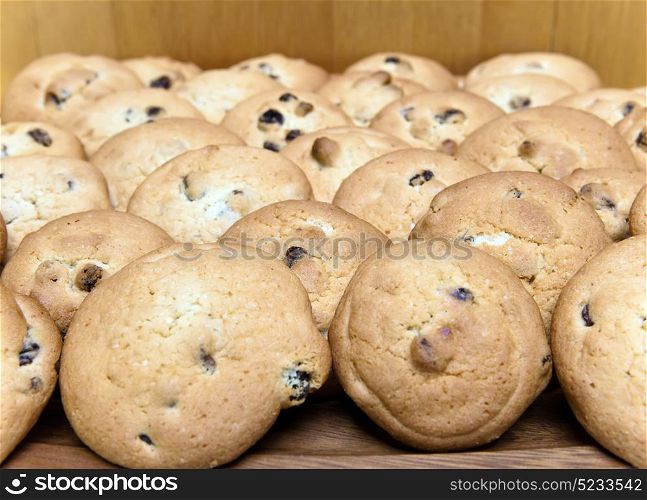 Cookies biscuit with raisin