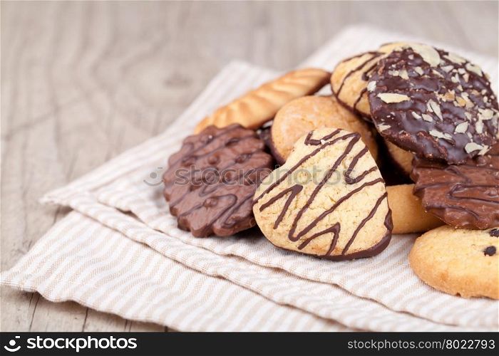 Cookies collection. Cookies collection on a table