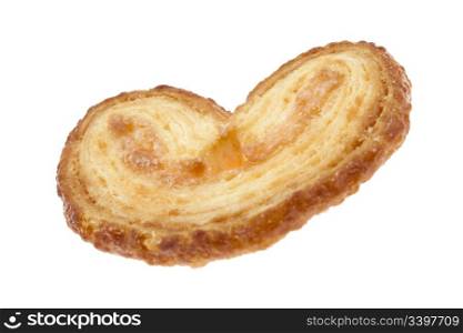 Cookies in form heart on isolated