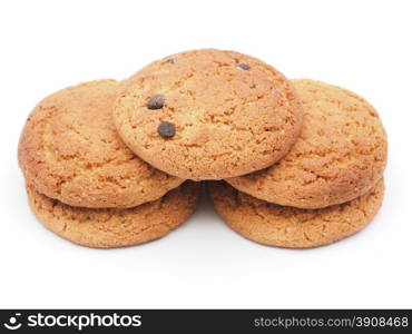 cookies on a white background