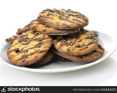 cookies with nuts and chocolate