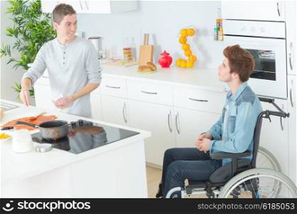 Cooking for a disabled friend