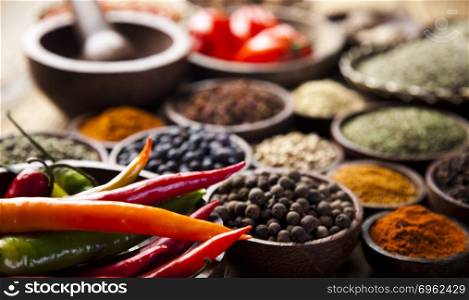 Cooking ingredient,spice, orintal cuisine vivid theme