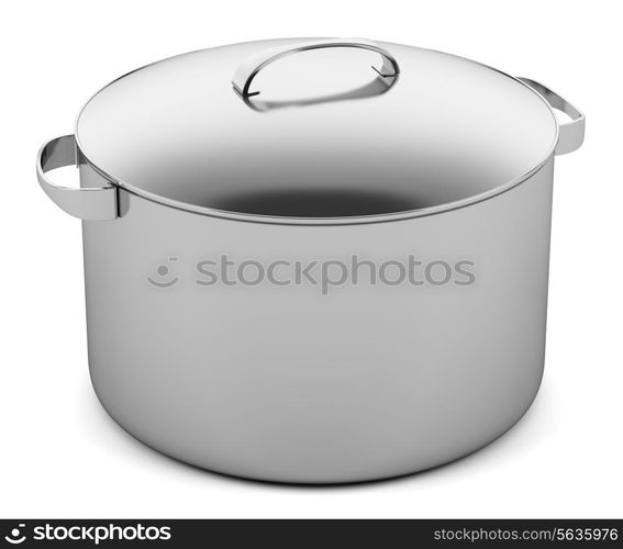 cooking pan isolated on white background