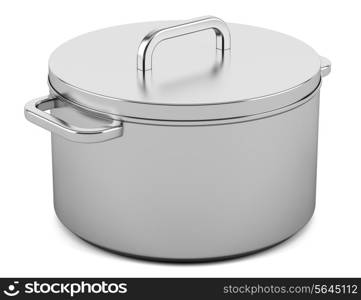 cooking pan isolated on white background